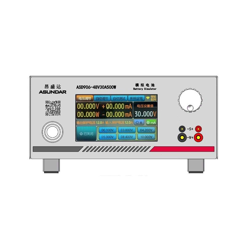高精度可编程模拟电池ASD906-48V30A500W图片
