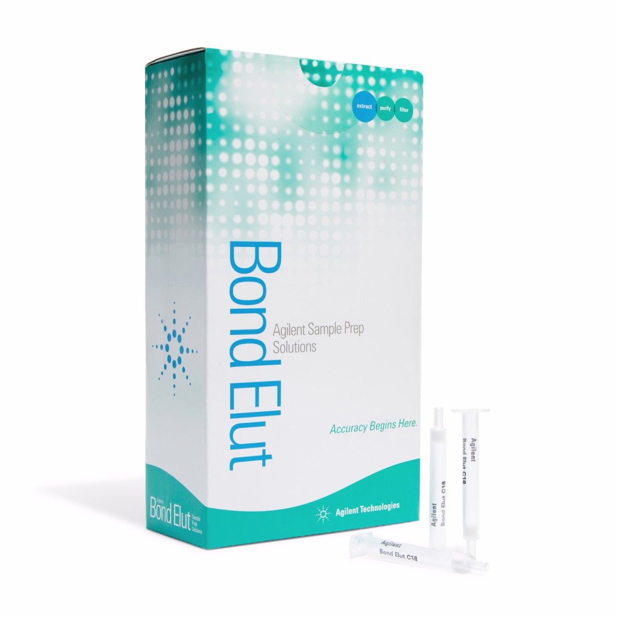 Bond Elut C18柱,50 mg,1 mL,40μm,100/包图片