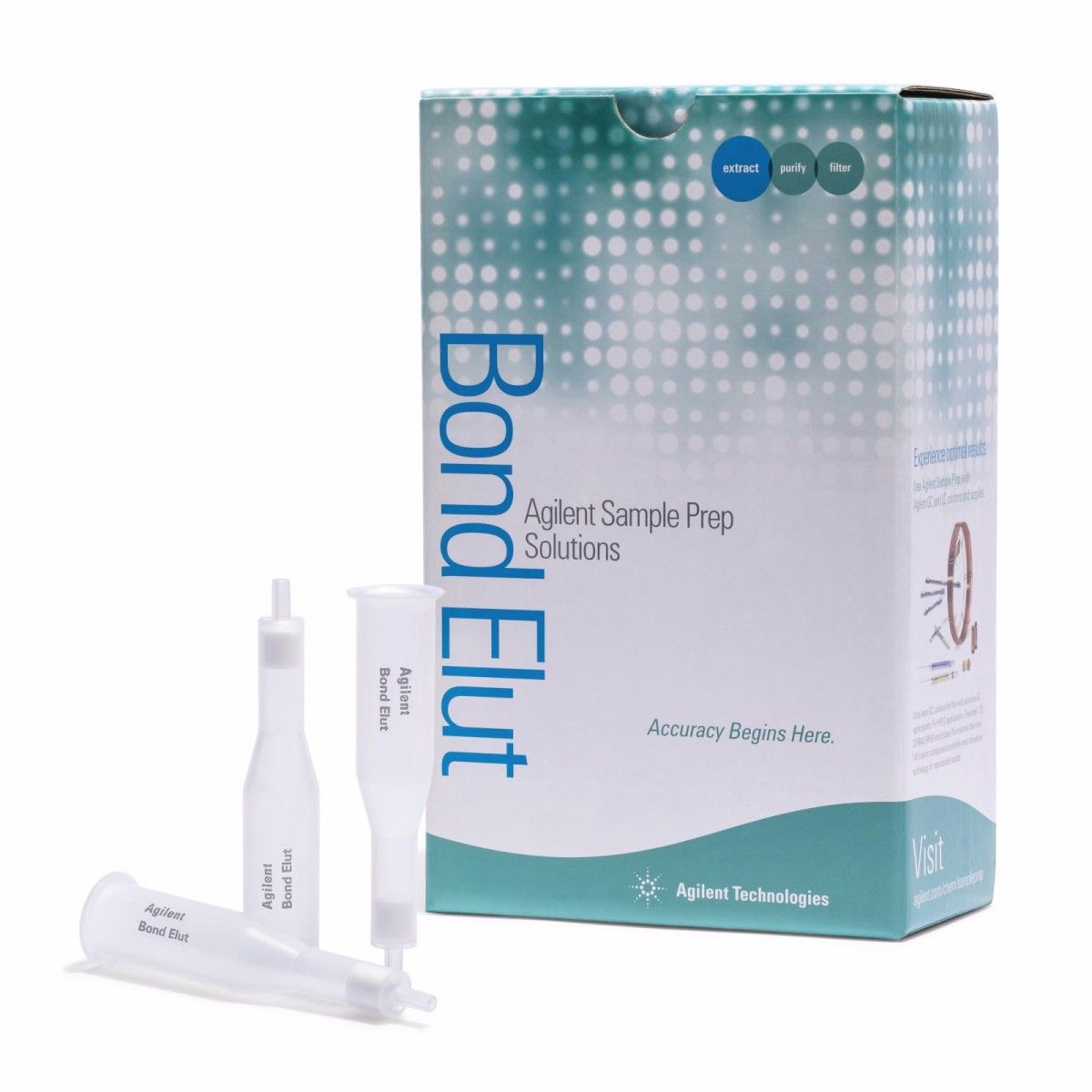 Bond Elut NH2柱,LRC,200 mg, 10 mL, 40μm,50/包图片