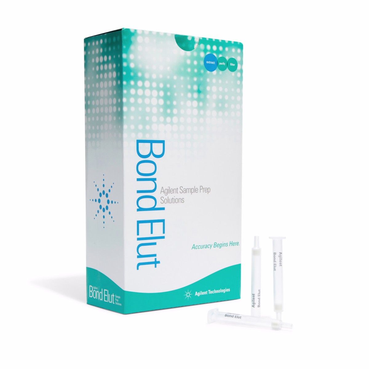 Bond Elut ENV SPE Cartridge, 25 mg, 1 mL, 100/pk图片