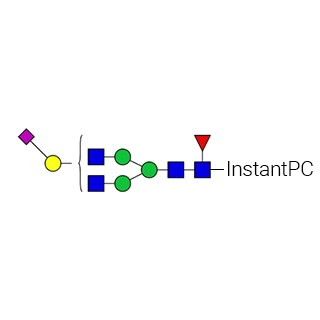 AdvanceBio InstantPC G1FS1α(2,6)/FA2G1S(6)1 N-糖标准品图片