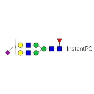 AdvanceBio InstantPC G2FS1α(2,3)/FA2G2S(3)1 N-糖标准品图片
