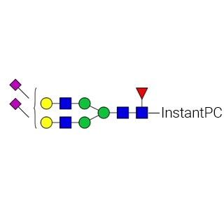 AdvanceBio InstantPC G2FS2α(2,6)/FA2G2S(6)2 N-糖标准品图片