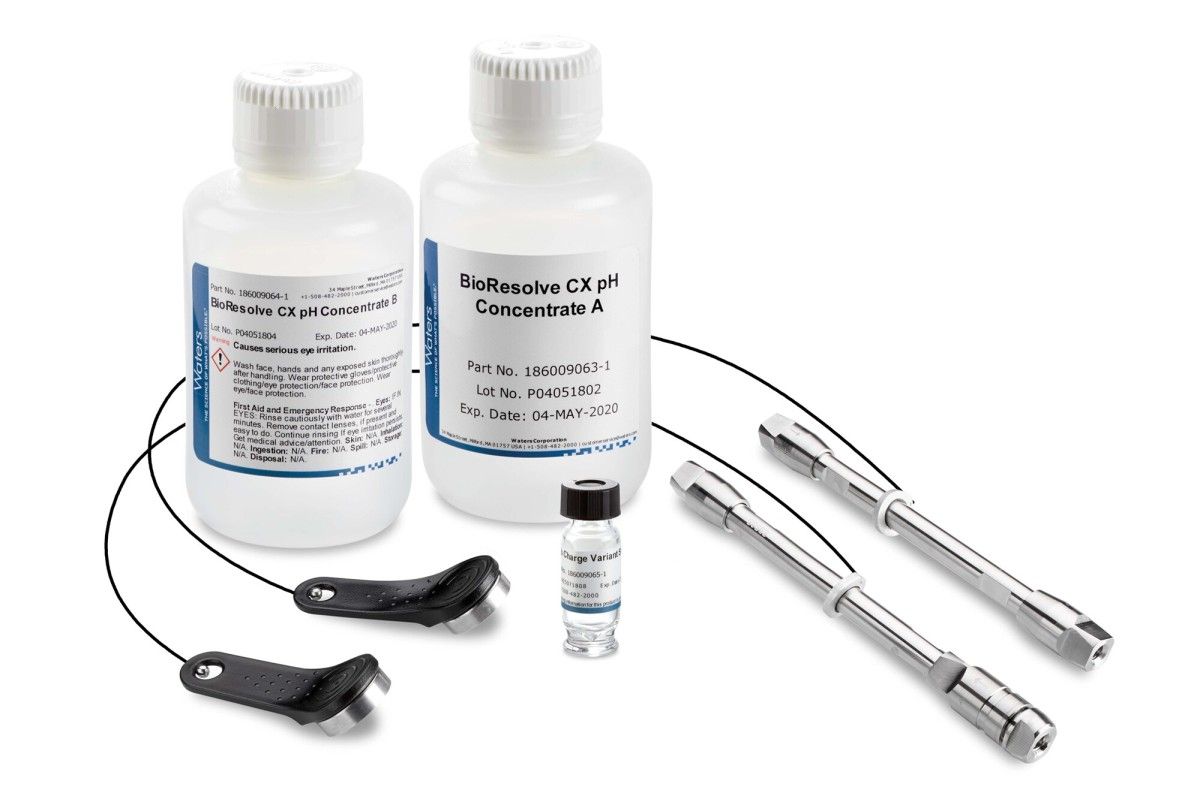 SCX Start Up Kit: BioResolve SCX mAb Column (2.1 mm x 50 mm) with mAb Standard plus pH Concentrates图片