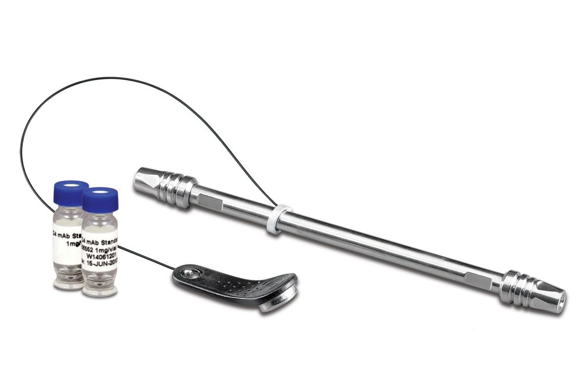 BioResolve RP mAb Polyphenyl Column, 450Å, 2.7 µm, 2.1 mm X 100 mm, 1/pk w/Intact mAb and mAb Subunit Standards图片