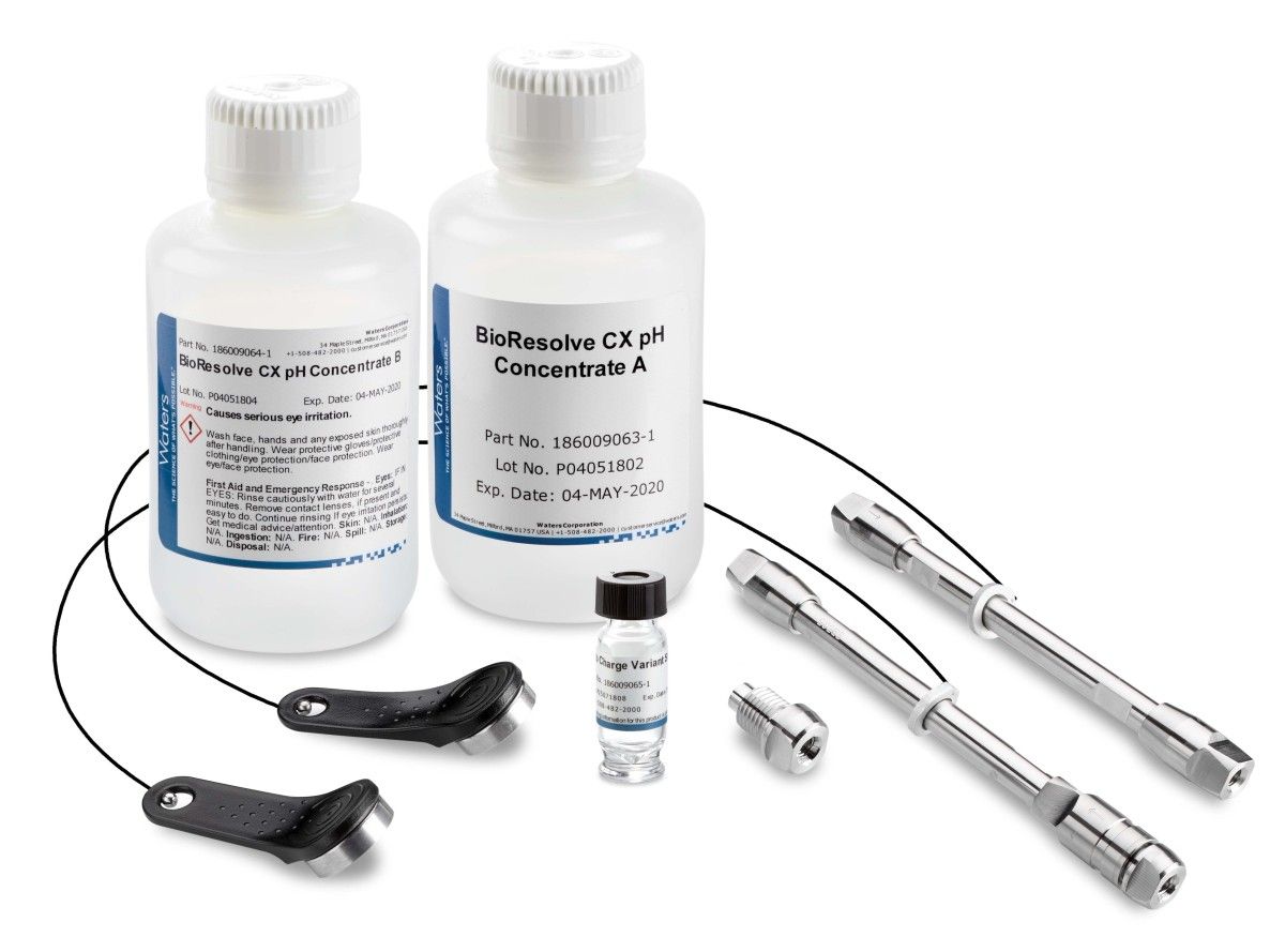 SCX Start Up Kit: BioResolve SCX mAb Column (2.1 mm X 100 mm) with VanGuard FIT plus mAb Standard plus pH Concentrates图片