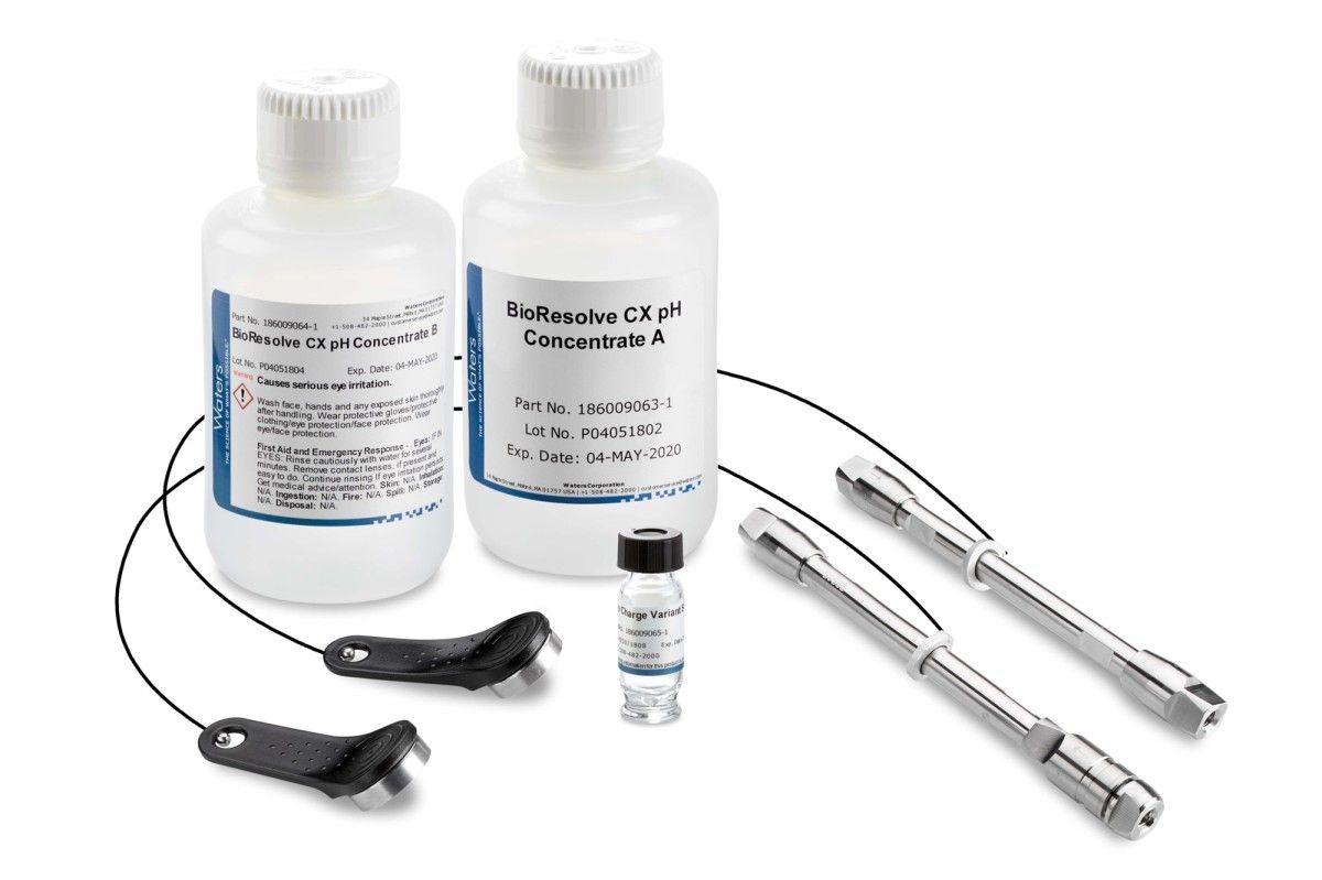 SCX Start Up Kit: BioResolve SCX mAb Column (2.1 mm x 100 mm) with mAb Standard plus pH Concentrates图片