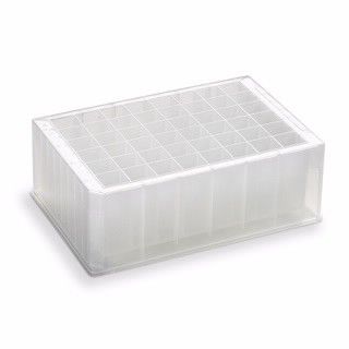 存储/反应微孔板,48孔(6排x 8列),聚丙烯,4.8 mL/方形孔,金字塔形底部,44 mm高,25/包图片
