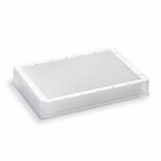 存储/反应微孔板,384孔,聚丙烯,200µL/方形孔,球形底部,19 mm高,10/包图片