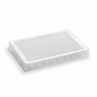 Storage/reaction microplate, 384-well, polypropylene, 58µL/square well, spherical bottoms, 14.5 mm height, 60/pk图片