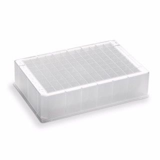 存储/反应微孔板,96孔,超高纯度聚丙烯,1 mL/方形孔,锥形底部,31 mm高,25/包图片