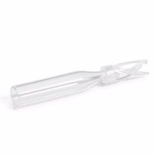 样品瓶内插管,250µL,玻璃,圆锥形,带聚合物支架,内插管尺寸5.6 x 30 mm,100/包图片