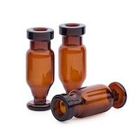 Vial, amber, high recovery, crimp top, wine-glass shape, 15µL reservoir, 100/pk图片