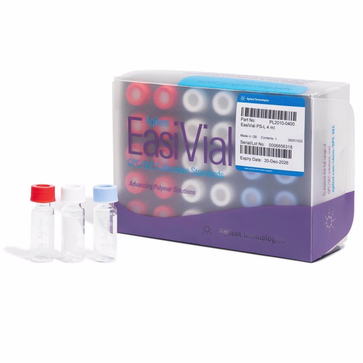 EasiVial PS-L,4 mL聚苯乙烯校准试剂盒图片