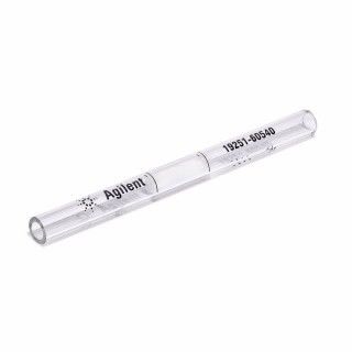 Inlet liner, split, straight, with glass wool, 25/pk图片