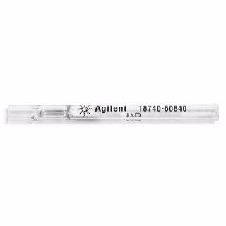 Inlet liner, split, straight, with cup, glass wool and packing (for manual injections)图片