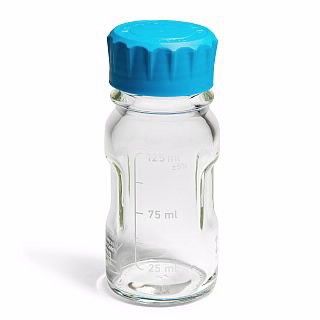 InfinityLab solvent bottle, clear 125 mL, with cap图片