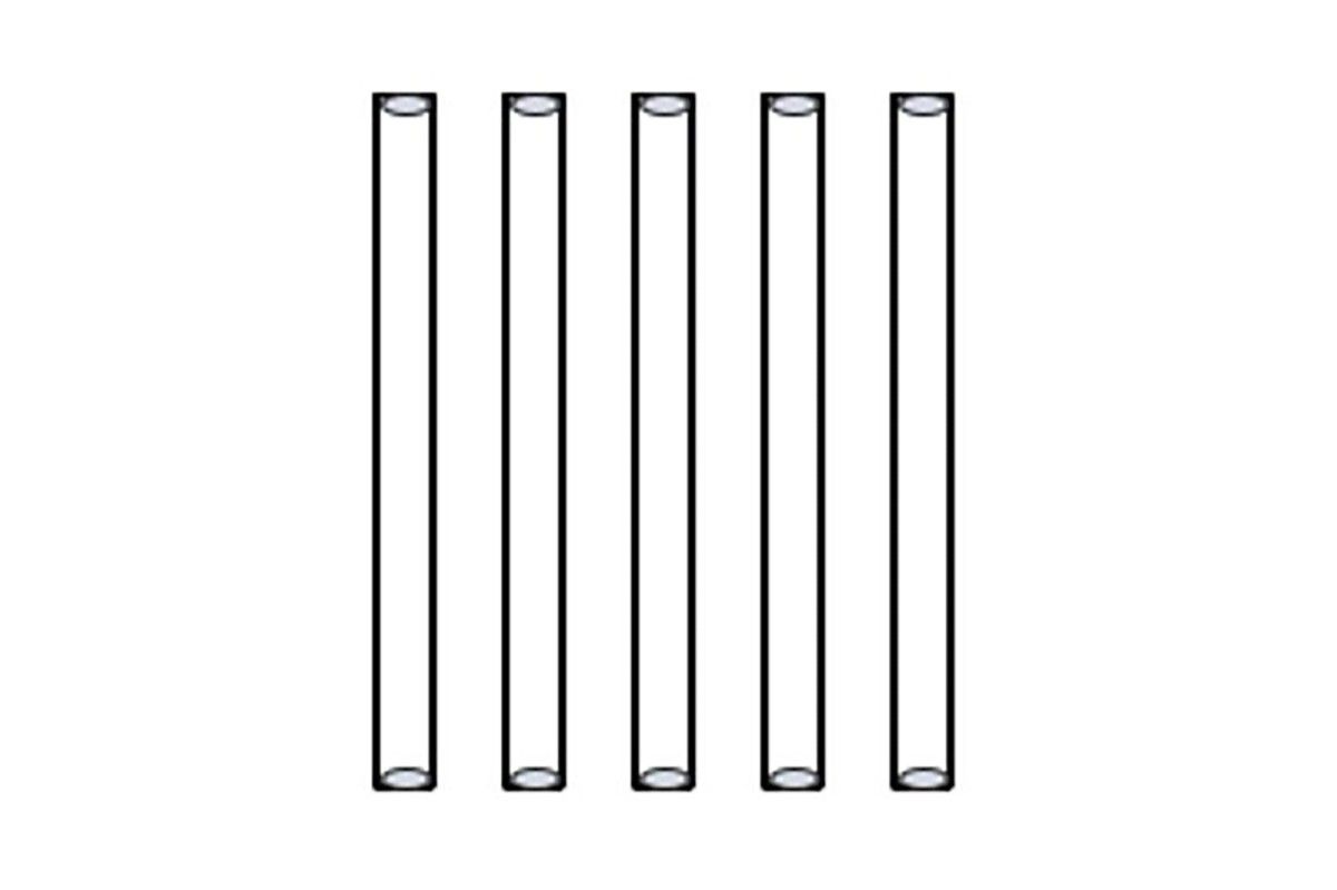Tubing, PTFE, .062 in x .01 in x .75 in, 5/pk图片