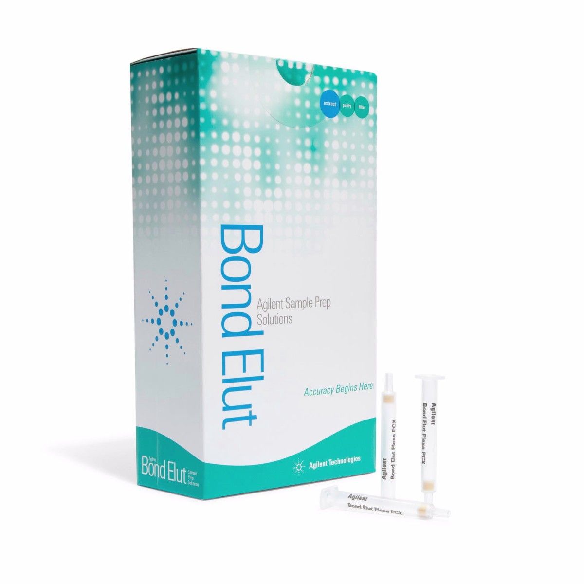 Bond Elut Plexa PCX SPE Cartridge, 60 mg, 1 mL, 100/pk图片