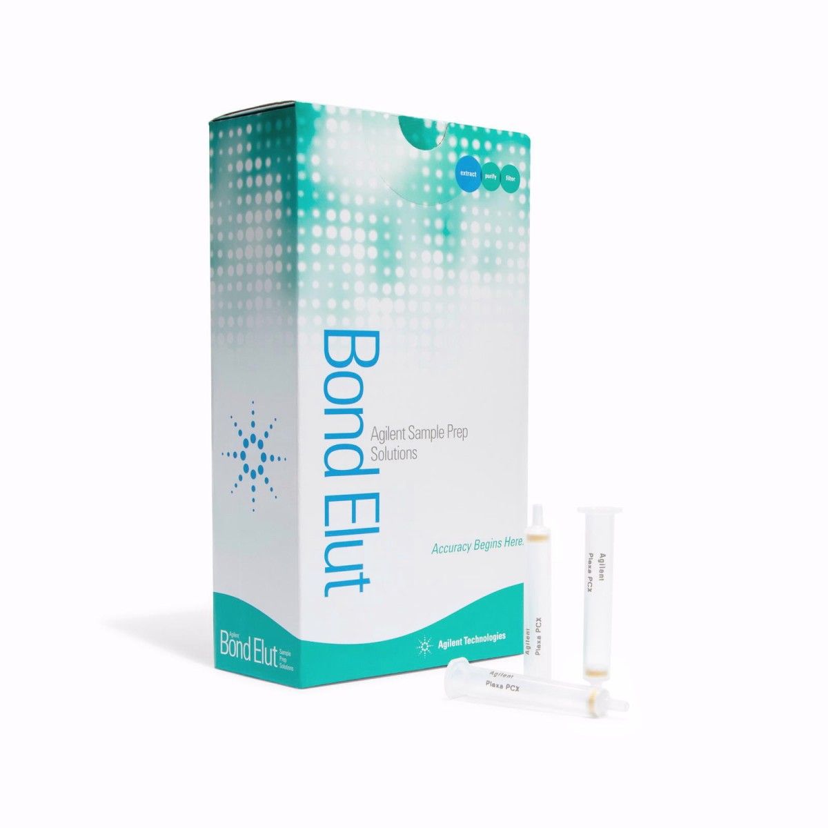 Bond Elut Plexa PCX SPE Cartridge, 30 mg, 3 mL, 50/pk图片