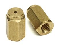 Agilent column nut for Thermo, brass, used with Agilent ferrules 8002-0220, 8002-0221, 8002-0222, 2/pk图片