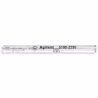 Inlet liner, splitless, single taper, deactivated, dimpled, 2 mm图片