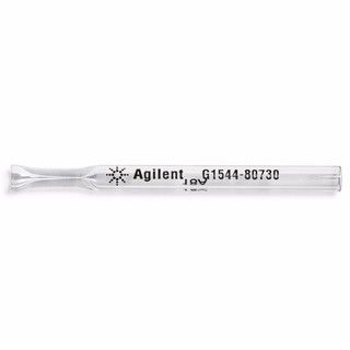 Inlet liner, direct, Direct Connect press-fit column connection, single taper, bottom hole, deactivated, 4 mm id图片
