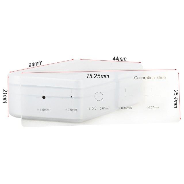 KP-0.1Amm 0.01mm-1.5mm测量显微镜用校准尺图片