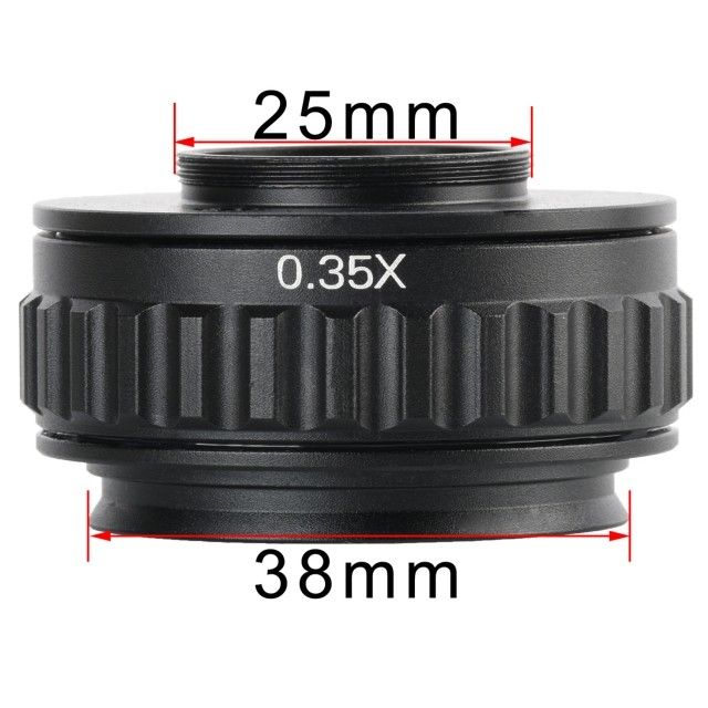 KP-035T 0.35X显微镜接口可调节焦距,38mm显微镜安装接口图片