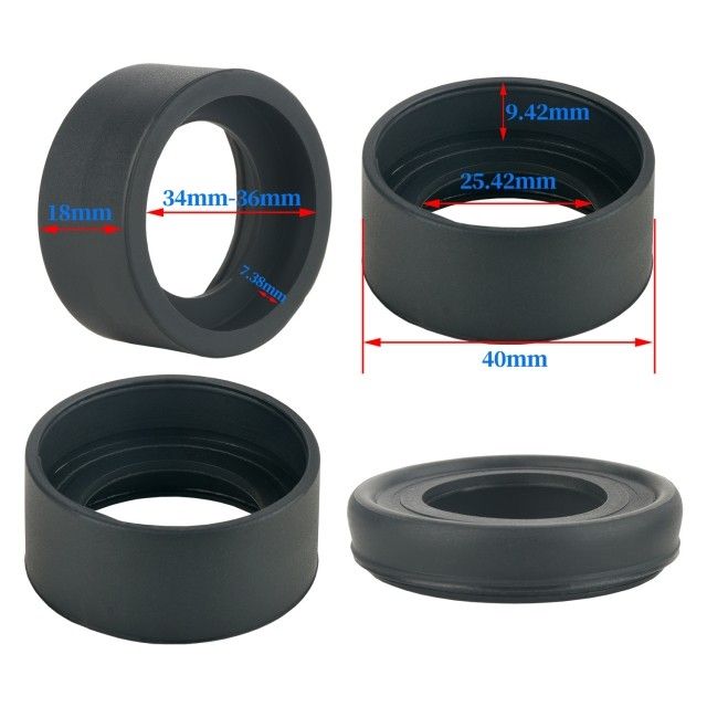 KP-H2A 2对显微镜平角眼罩,适用于34-36mm立体显微镜目镜眼罩图片