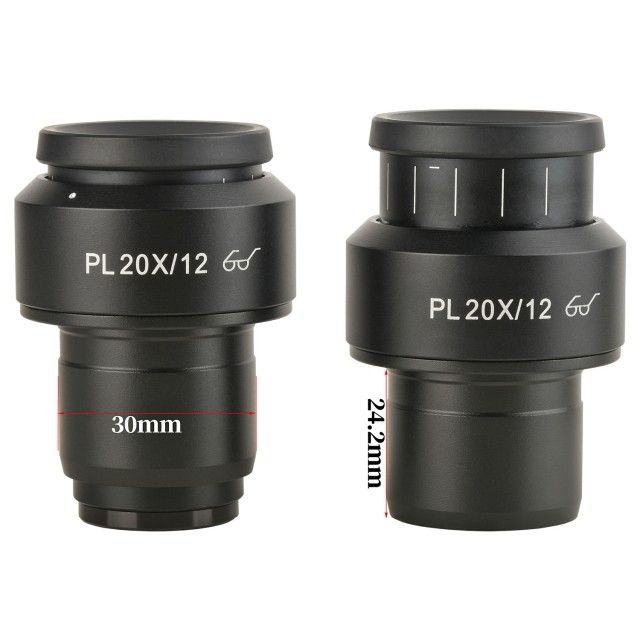 KP-PL20X高眼点大视野平场目镜,PL20X/12mm,视度可调,安装接口30mm图片