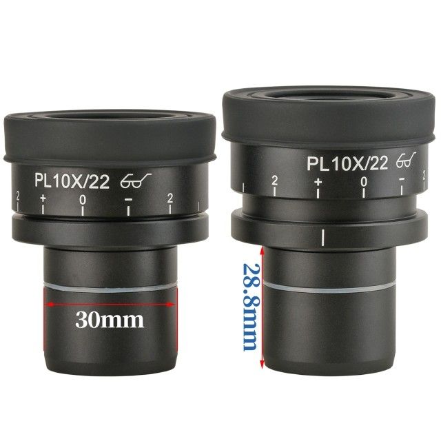 KP-PL10X高眼点大视野平场目镜,PL10X/22mm,视度可调,安装接口30mm图片