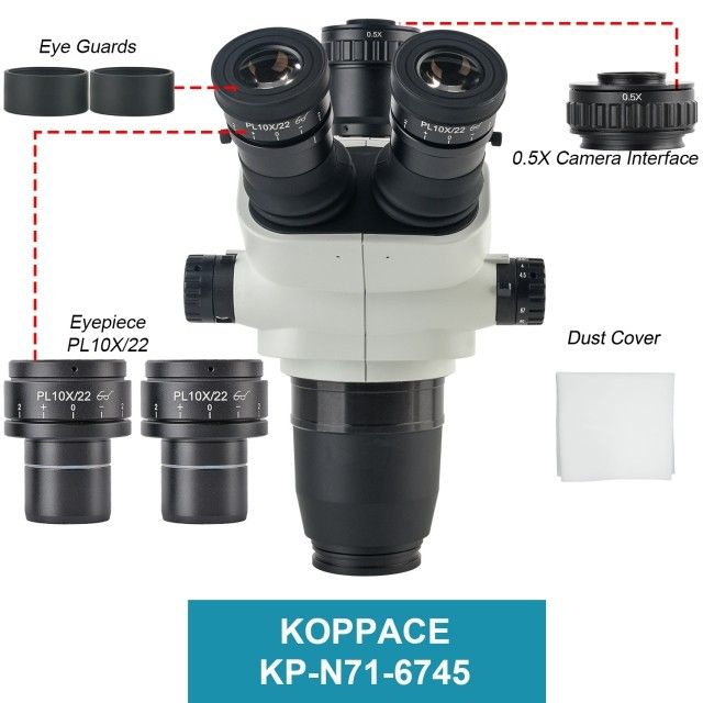 KP-N71-6745 6.7X-45X,三目立体显微镜镜头图片