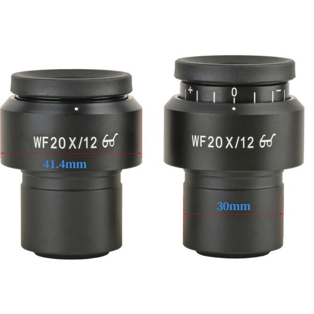 KP-WF20X-A KP-WF20X/12高眼点宽视场显微镜目镜,屈光度可调,安装接口30mm图片