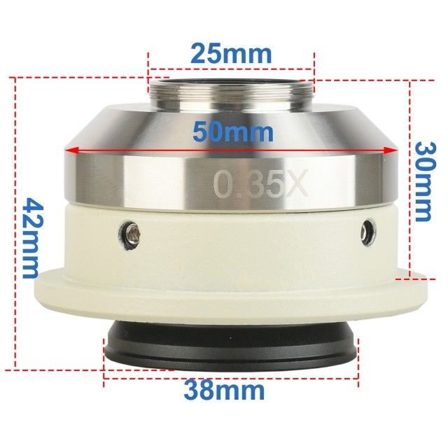 KP-T035X 0.35X显微镜接口38mm显微镜安装接口图片