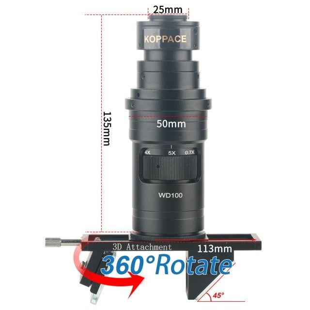 KP-3D100 19X-136X,3D工业显微镜镜头图片