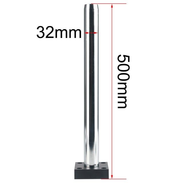KP-M50光学显微镜平台支架,柱长500mm,柱径32mm,螺丝孔M6图片