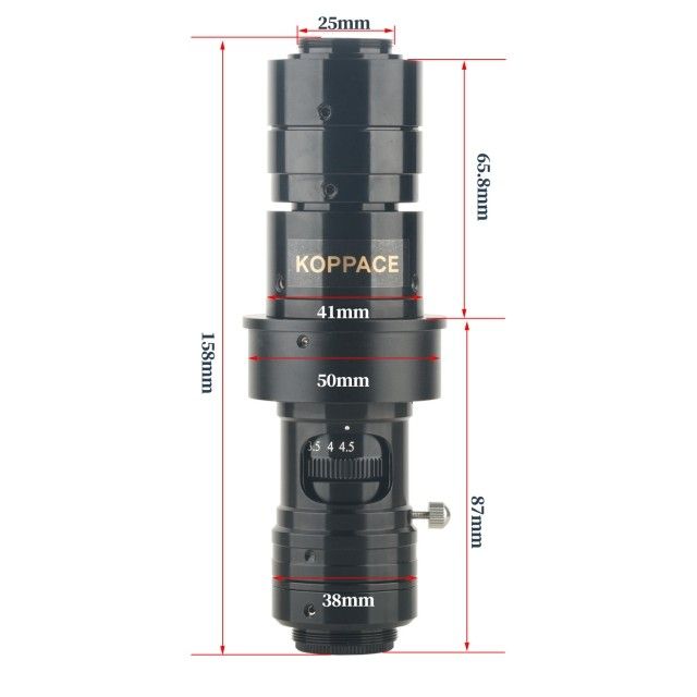 KP-016X 220mm工作距离高清工业镜头连续变倍物镜图片