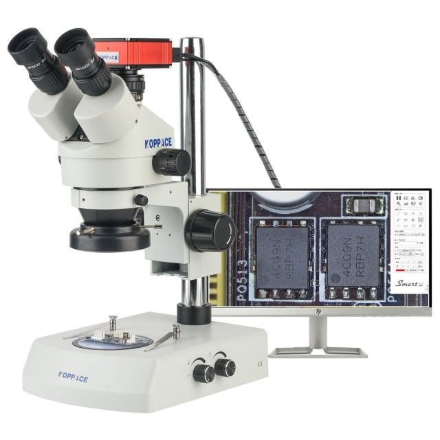 KP-7045B2-2K 24X-153X三目立体测量电子显微镜图片